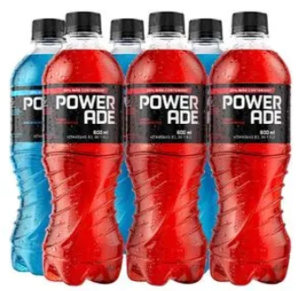 rehidratante powerade mix botella 600ml paquete 6un rehidratante powerade mix botella 600ml paquete 6un
